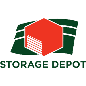 Storage Depot Orange and Green Logo